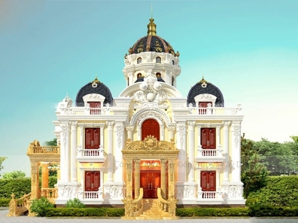 Các mẫu thiết kế biệt thự phong cách tân cổ điển Cao cấp