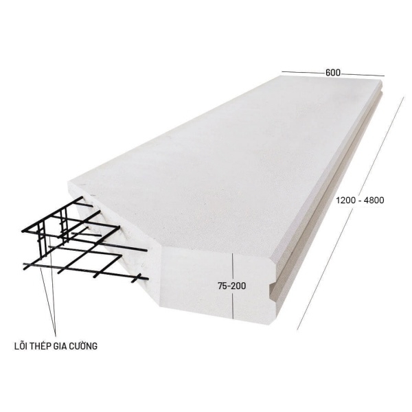Tấm panel bê tông khí chưng áp có rất nhiều ưu điểm.
