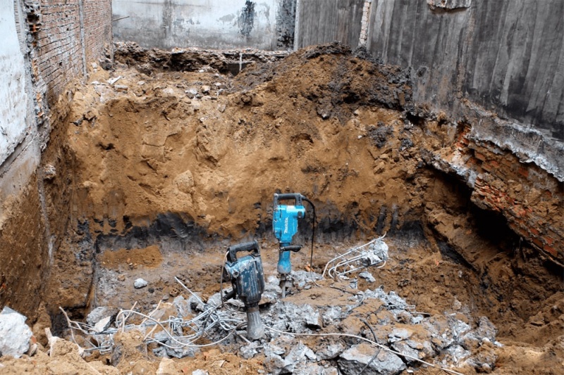 San lấp mặt bằng – Công tác đất