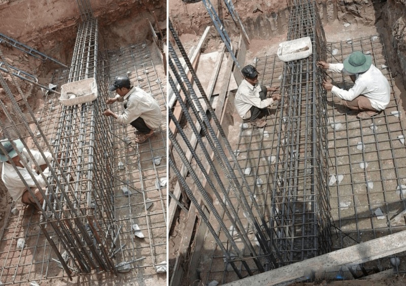 kết cấu móng băng nhà 3 tầng 5