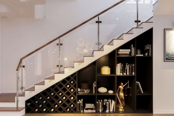 Chiều cao tay vịn cầu thang khoảng 1.1m là con số đảm bảo an toàn