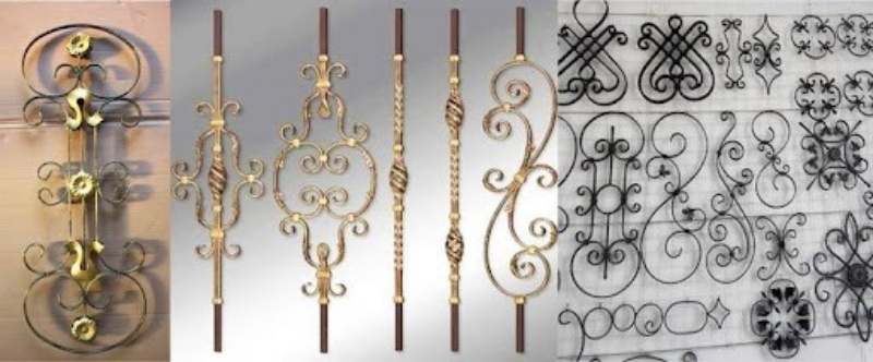 Phụ kiện sắt mỹ thuật - Vật liệu không thể thiếu cho các công trình