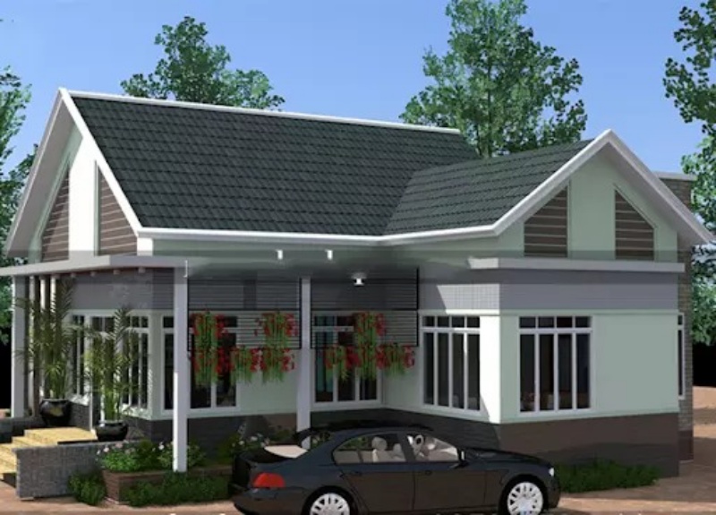 Mẫu nhà mái ngói đẹp
