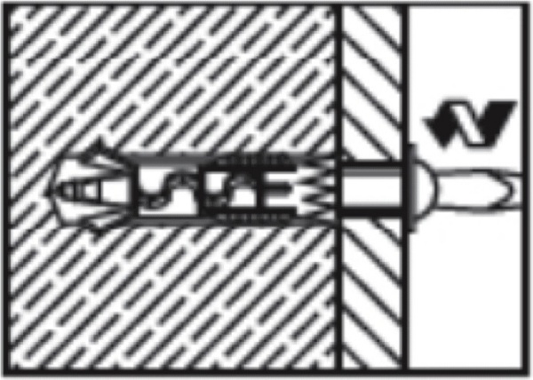 Bước 5: Vặn vít vào tắc kê và hoàn thành.