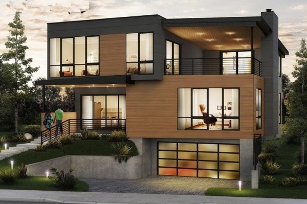 Những ngôi nhà mặt phố hiện nay cũng thường xây tầng hầm để xe ô tô, làm nhà kho