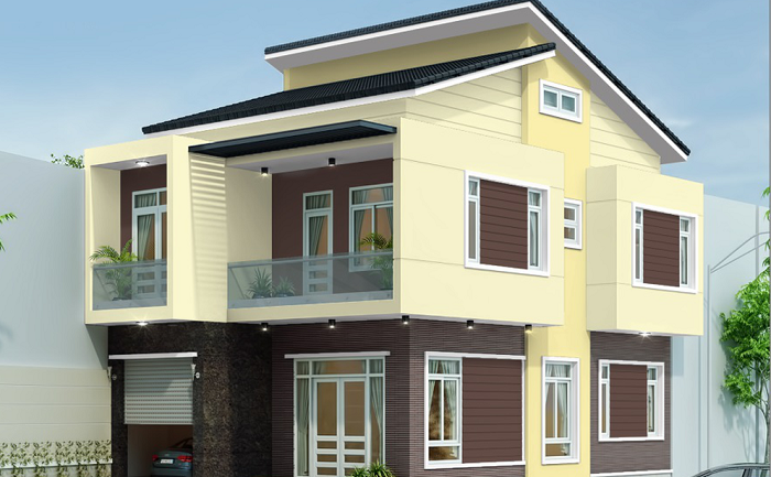 5 cách phối màu sơn mặt tiền nhà hợp xu hướng-2