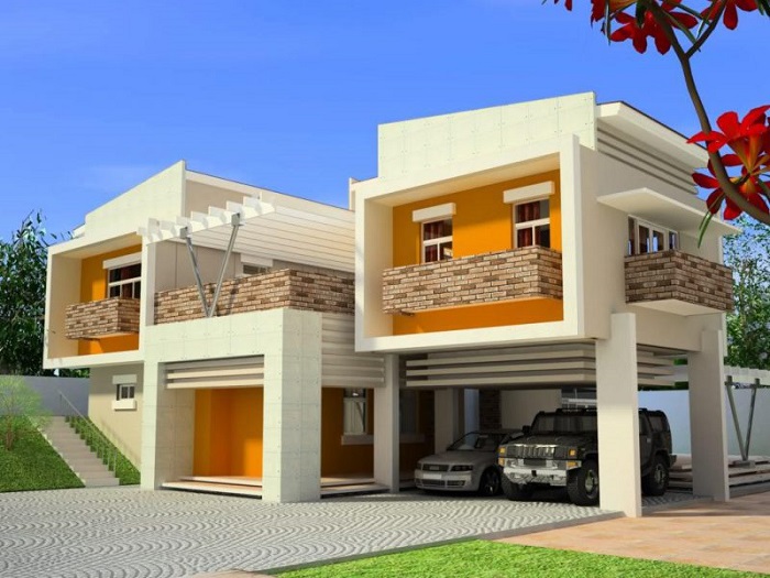 5 cách phối màu sơn mặt tiền nhà hợp xu hướng-5