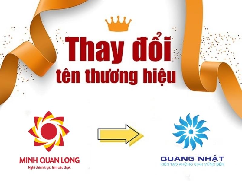 Thông báo đổi tên thương hiệu