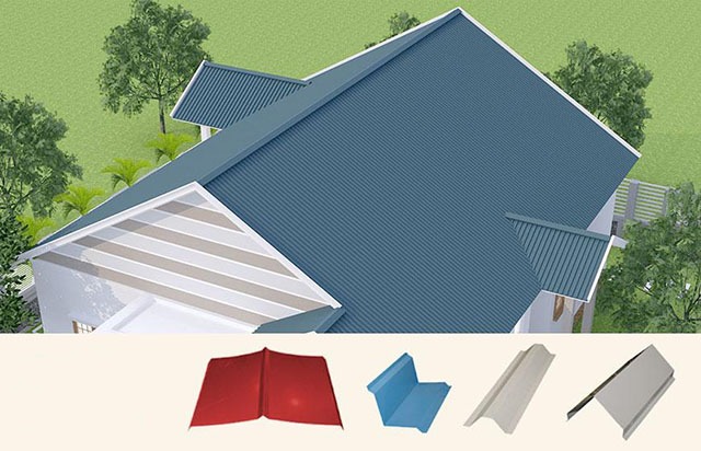 Úp nóc mái tôn giúp công trình bền đẹp hơn