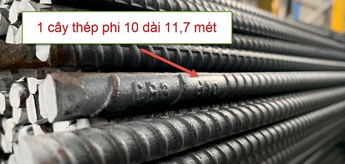 1-cay-sat-phi-10 1 cây sắt phi 10 dài 11,7m