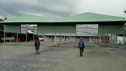 nha-xuong-cty Tôn 5 sóng được ứng dụng trong kết cấu mái nhà xưởng